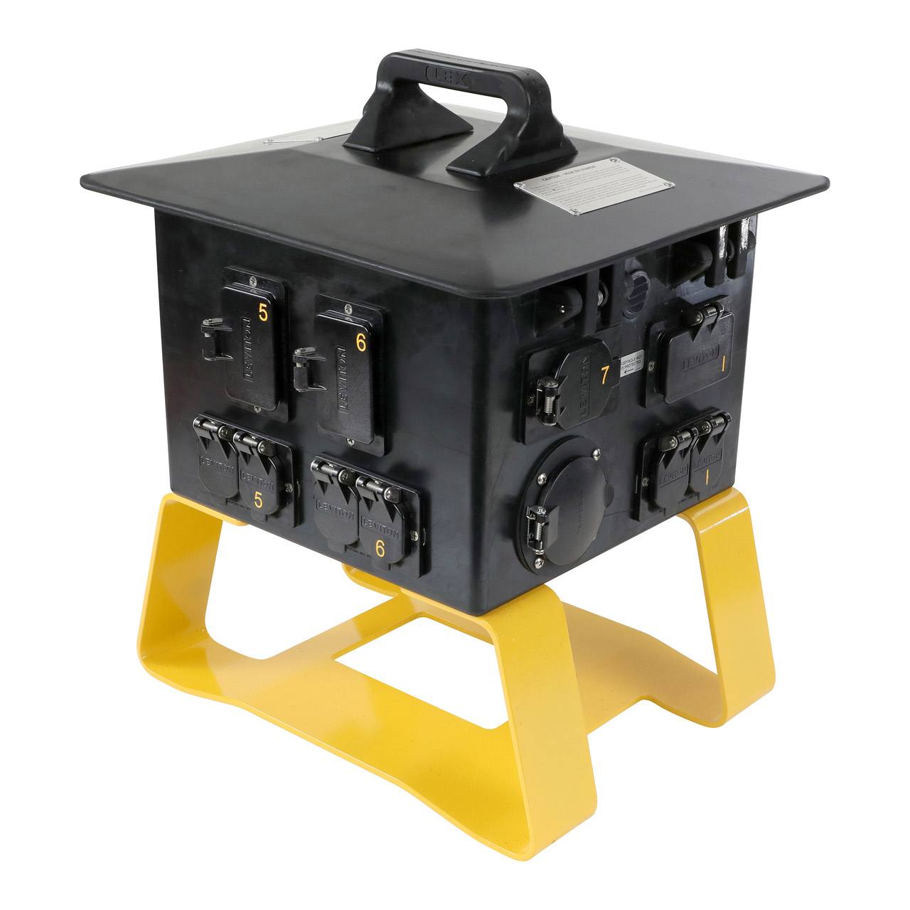 50 Amp Terrapin Station II™, Feed Thru Spider Box to GFCI Duplex/L6-30 Receptacles